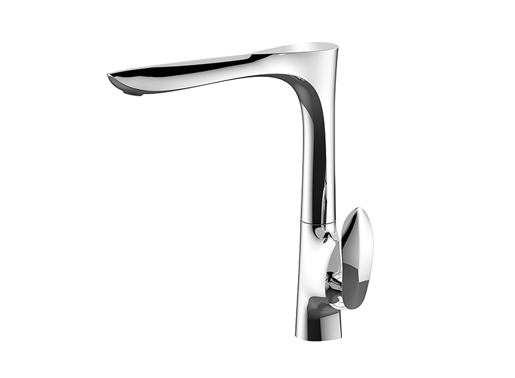 Single Handle Single Hole Brass Kitchen Faucet