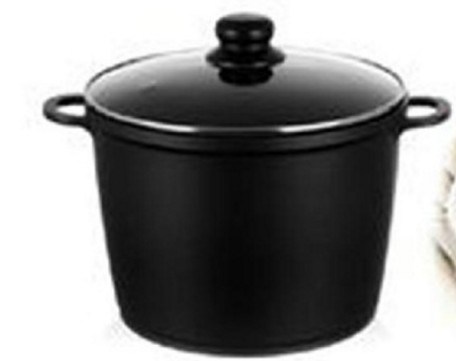 Aluminium Die-Casting Double Handle Deepen Stockpot for Cookware