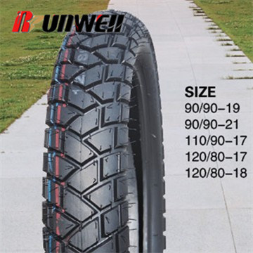 Tubeless Motorcycle Tyres 90/90-19 90/90-21 110/90-17