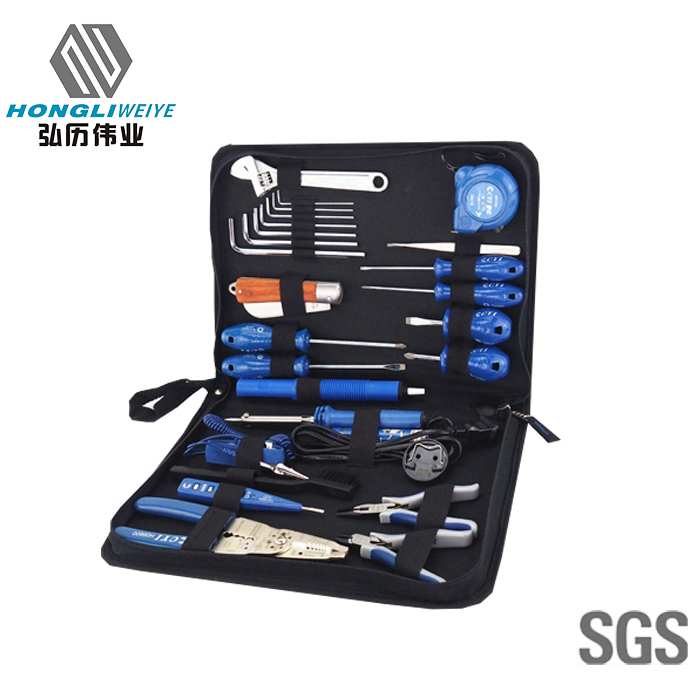 High Quality 27PCS Ce Standard Portable Hand Tool Kits (H01002)