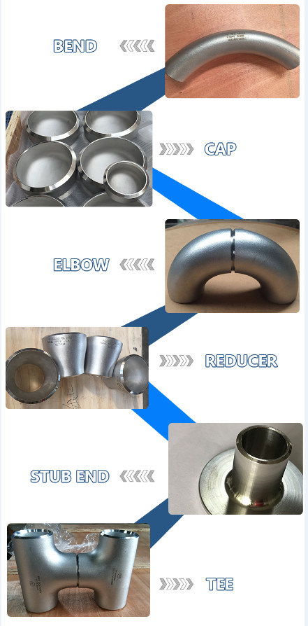 Lr Long Seamless Stainless Steel Pipe Fitting 90 Degree Elbow