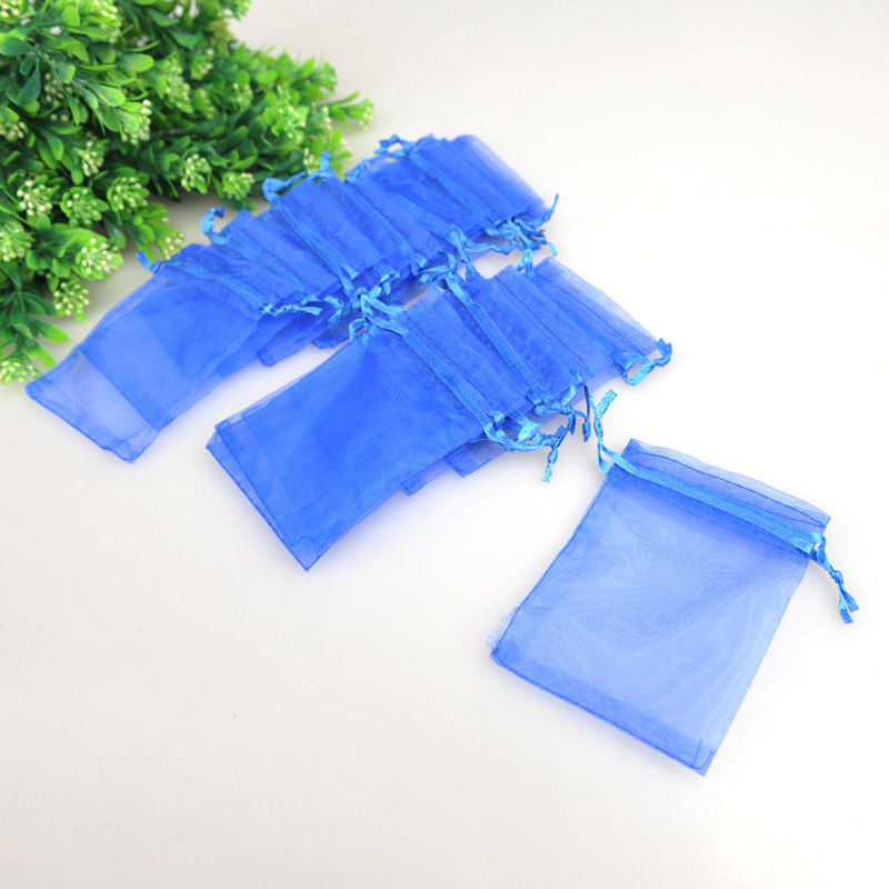 Customized Organza Gift Bag Drawstring Bag Promotional Fashion Reusable Cosmetic Organza Bag