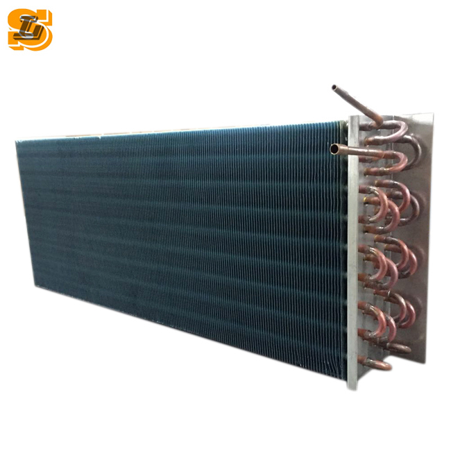 Blue Aluminum Fin Cool Room Condenser