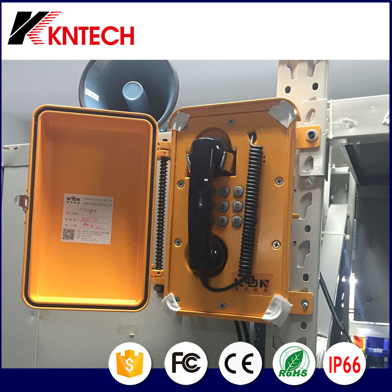 Factory Telephone with External Beacon & Hooter Knsp-15mt Marine Telephone