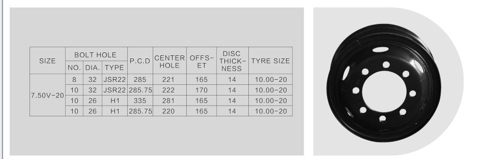 High Quality Truck/Bus Tubeless Steel Wheel Rim/Hub, Heavy Truck Steel Wheel Hub