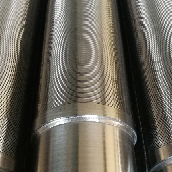 Stainless Steel Continuous Slot Wire Wrapped Johnson Screens Casing Pipe