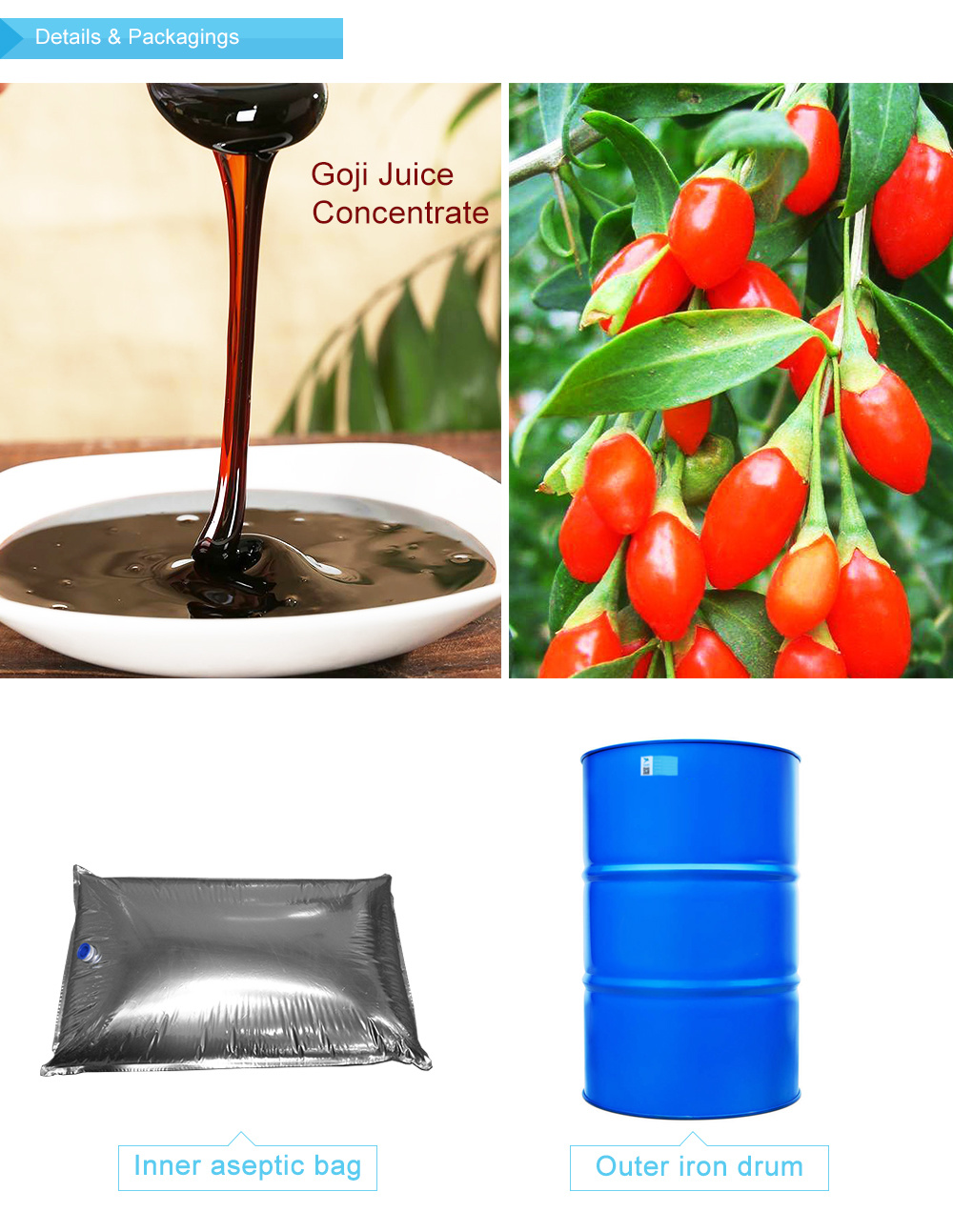 Plant Juice Concentrate From Goji Extract Liquid