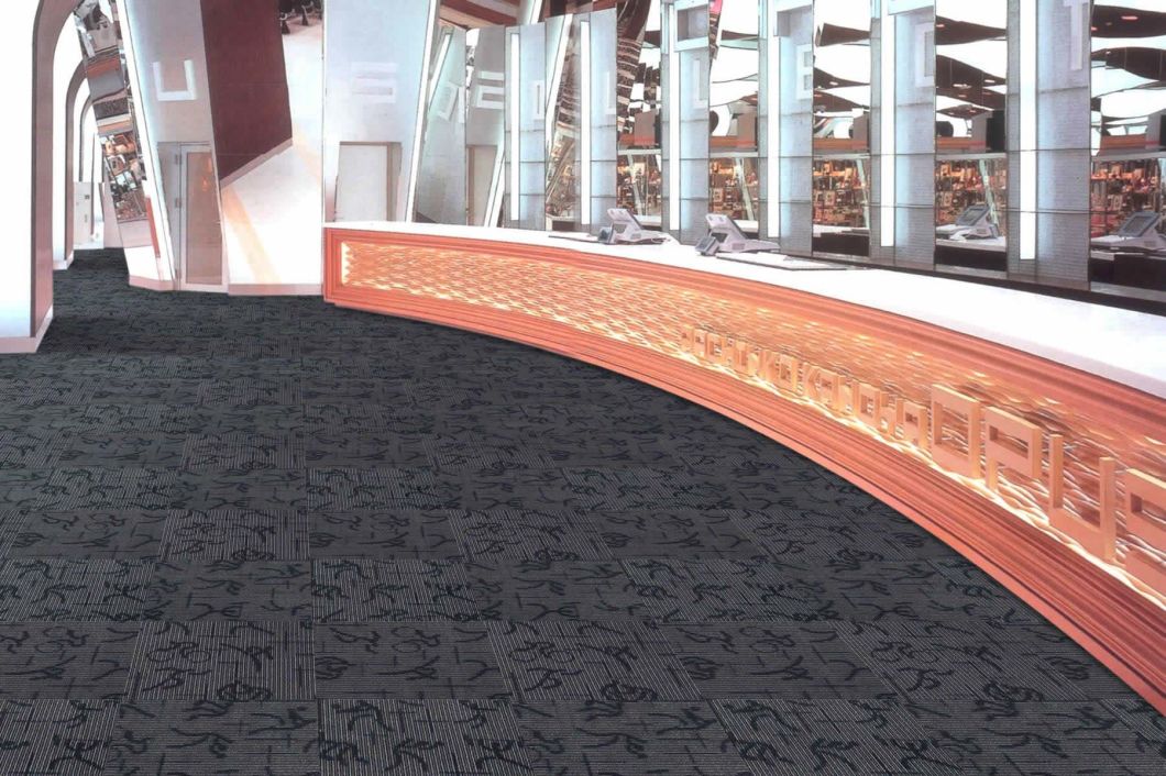 Newly Designed Commercial Modular Office PP Nylon Carpet Tile Oriental Rugs