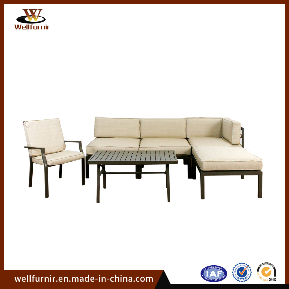 2018 Well Furnir Outdoor Garden Leisure Sofa Set Furniture (WF-063432)