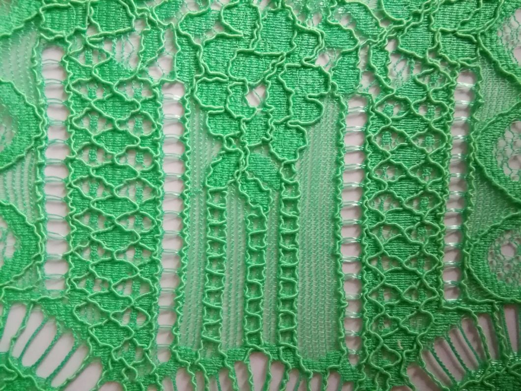 Hydrosoluble Lace Fabric for Home Textile and Fashion