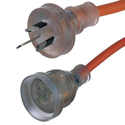 Australian 3-Pin Transparent Power Cord (AL-103+AL-104)