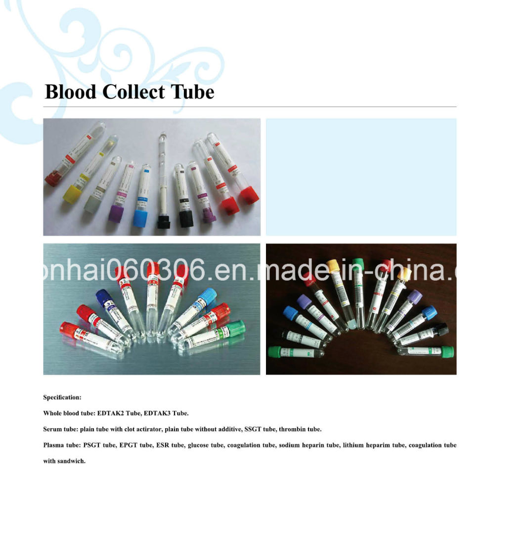 Glass Vacuum Blood Collection Tube