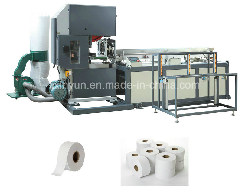 Automatic Industrial Roll Log Saw Cutting Machine Maxi Roll Paper Cutter