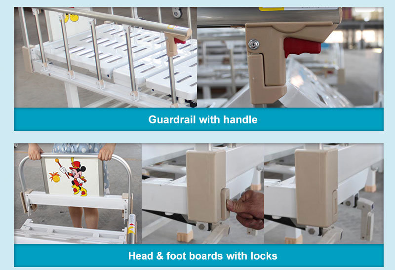 X04 Double-Crank Hospital Nursery Children Bed