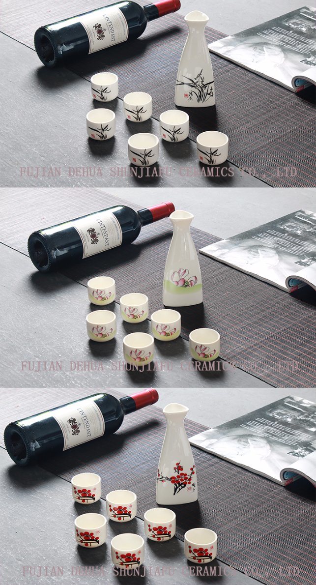 Triangle Wine Set, Ceramic Utensils Cup Wine, Wine to Drink Wine