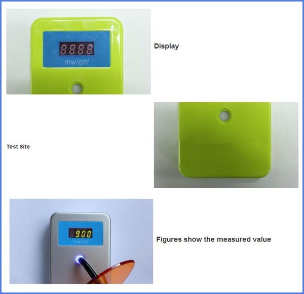 Dental LED Curing Light Radiometer Curing Light Meter