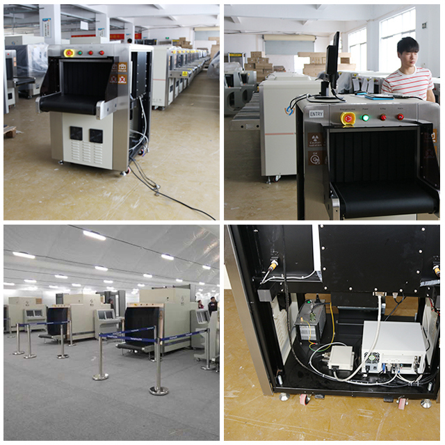 Big Size, High Steel Penetration and Wire Resolution X-ray Baggage Scanner for Security Check.