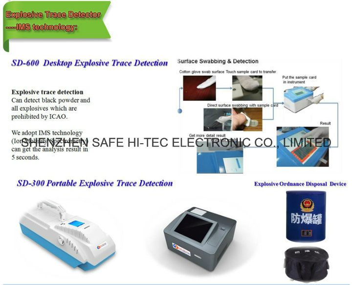 Desktop Explosive and Narcotics Trace Bomb Detector SD600