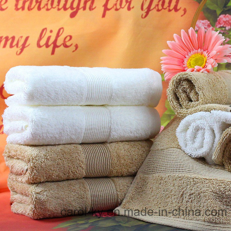 100% Cotton Dobby Border Hotel Bath Towel