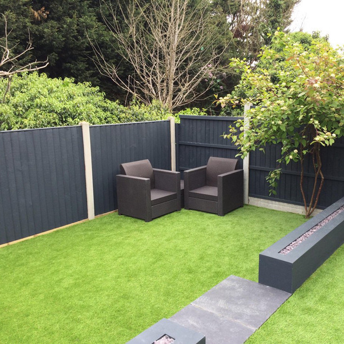 15mm Height 15750 Density Leo85 Landscape Artificial Grass Synthetic Turf