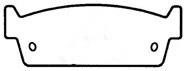 D479 Brake Pad Back Plate