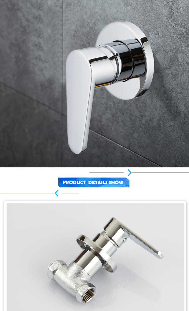China Sanitaryware Brass Concealed Shower Faucet for Wholesale