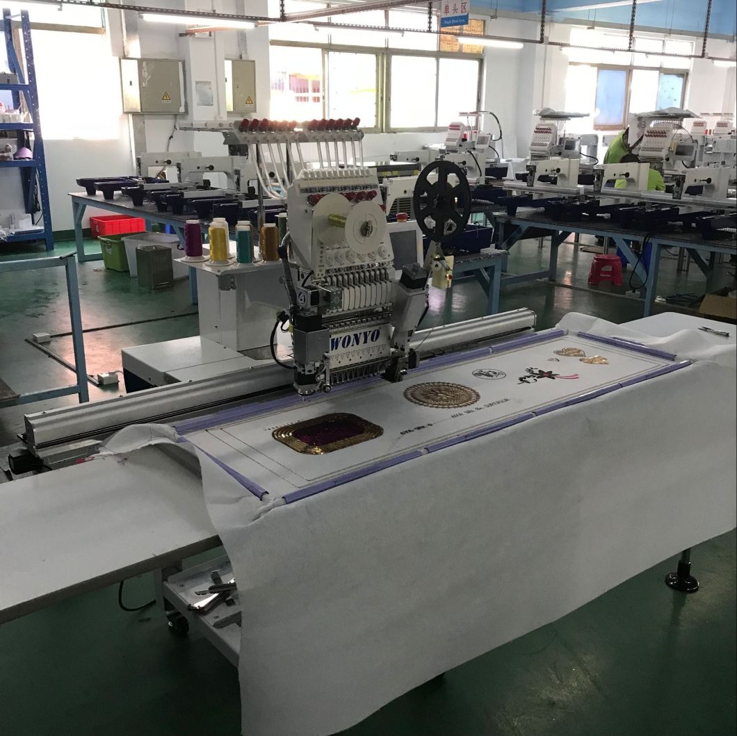 Wonyo Computerized One Head Used Barudan Embroidery Machine for Sale