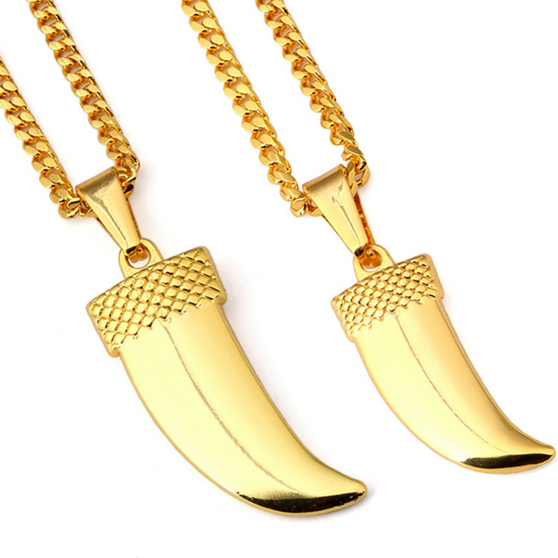 Stainless Steel Gold Necklace Fashion Jewellery Set