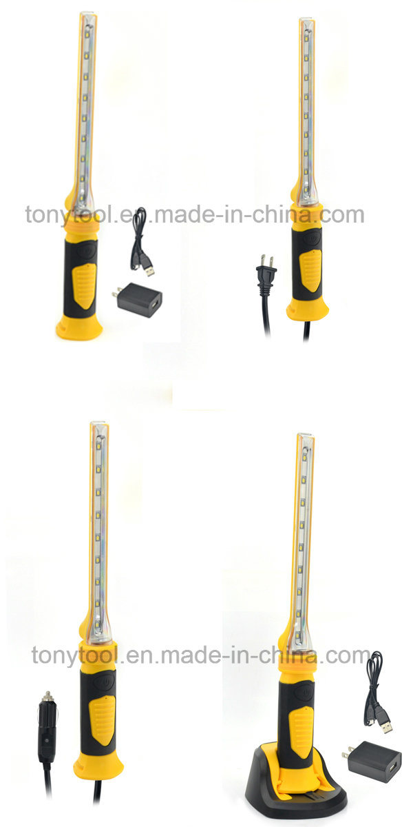 Rechargeable 10PCS LED Work Light with Torch Light