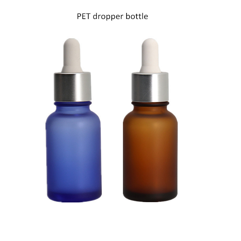 Custom Factory Supply Cosmetic Packaging 15ml Clear Glass Dropper Bottle