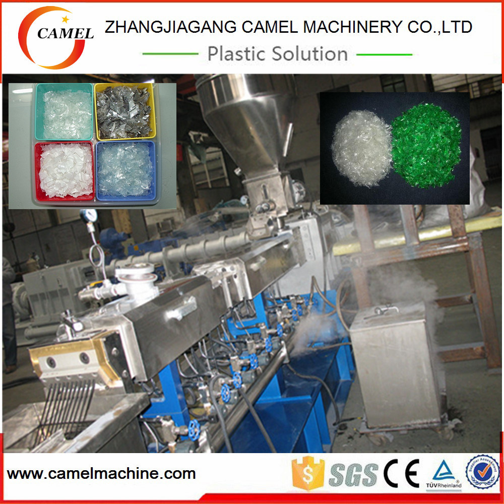 Pet Bottle Flakes Recycling Pelletizing Production Machine