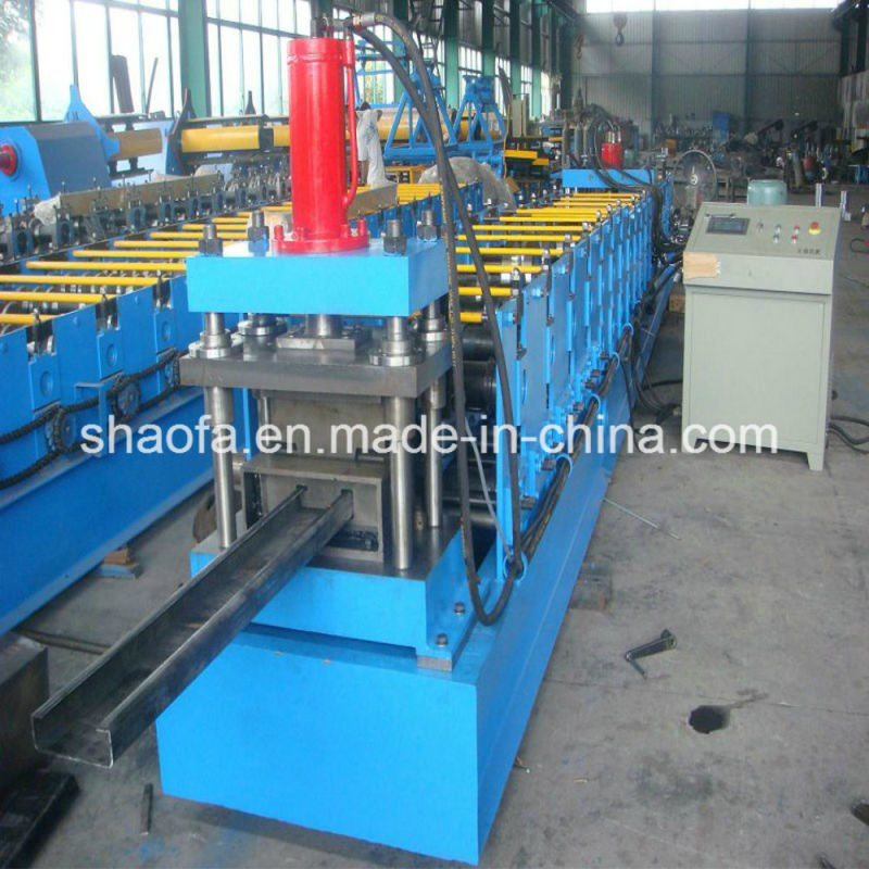 Automatic Change Size C Z U Shape Steel Channel Roll Forming Machine