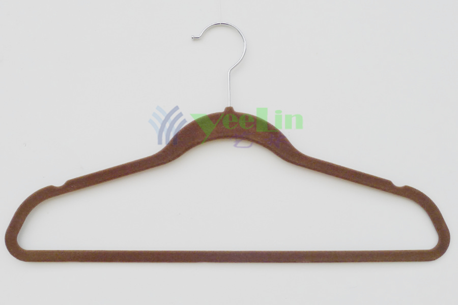 Flocked Velvet Anti-Slip Cloth Hanger