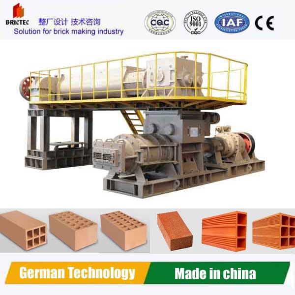 Manufacturing Clay Brick Machine-Double Stage Vacuum Extruder (VP45B)