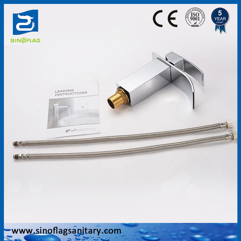 Bathroom Metal Waterfall Basin Mixer Tap