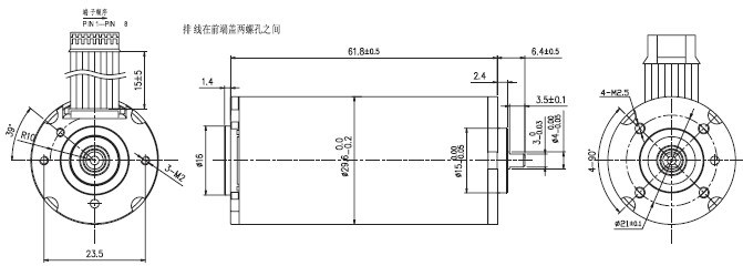 Coreless Brushless DC Motors with Long Lifetime