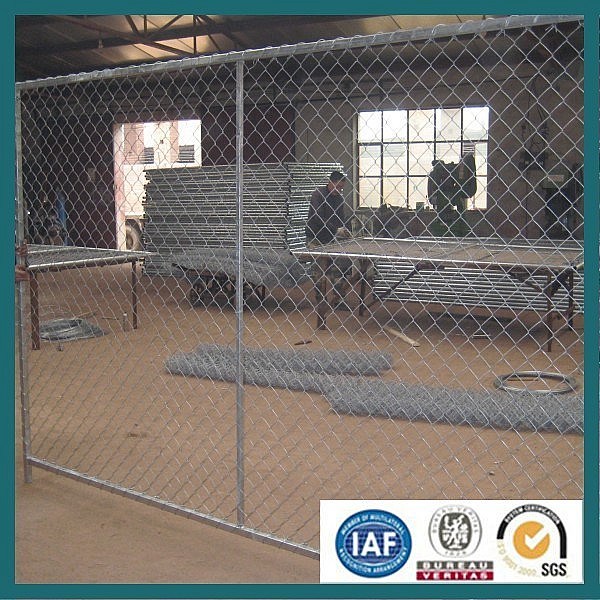 Galvanized Temporary Construction Chain Link Fence