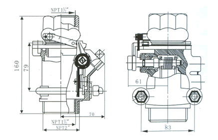 Emergency Cut-off Valve for Fuel Dispenser