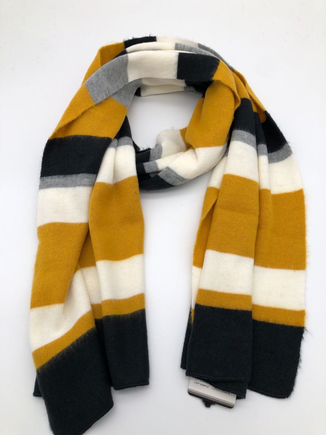 Men Acrylic Knitting Winter Knitting Horizontal Stripe Scarf