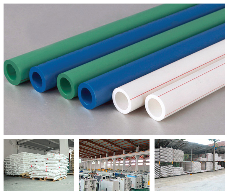 Germany Standard Raw Material PP-R Pipes for Plumbing and Heating