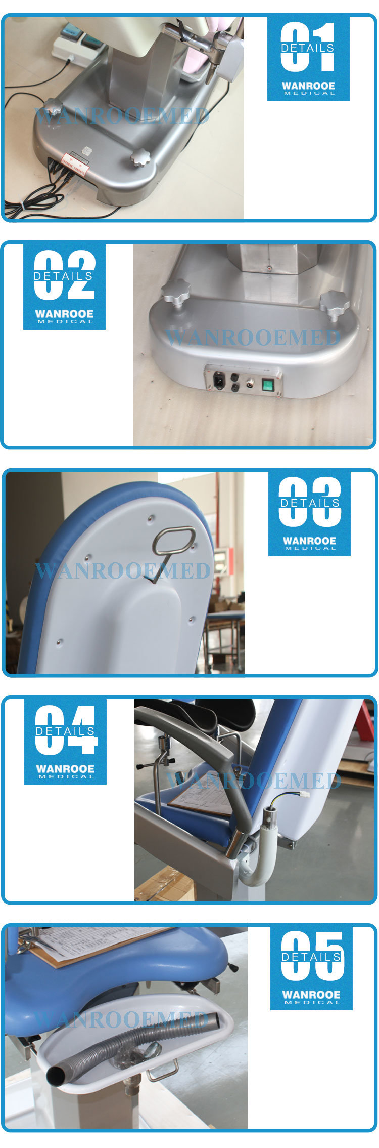 a-S101 Examination Chair Delivery Bed Obstetric Gynecology Chair for Hospital