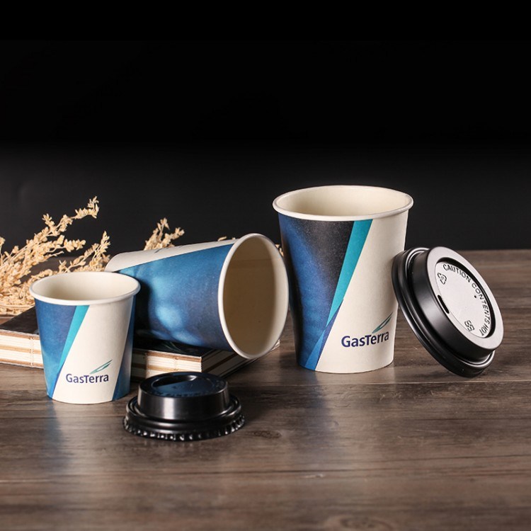 PLA Coated Biodegradable Compostable Paper Cups for Coffee 12oz