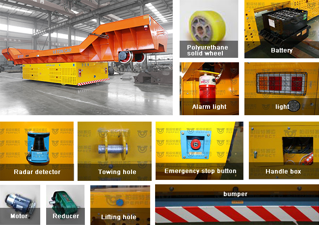 Motorized Transfer Vehicle Used in Manufacturing Industry