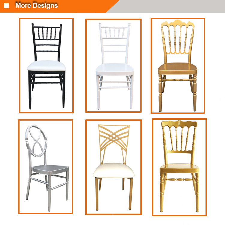 Stacking Metal Hotel Restaurant Banquet Wedding Chair/ Tiffany Chair / Chiavari Chair