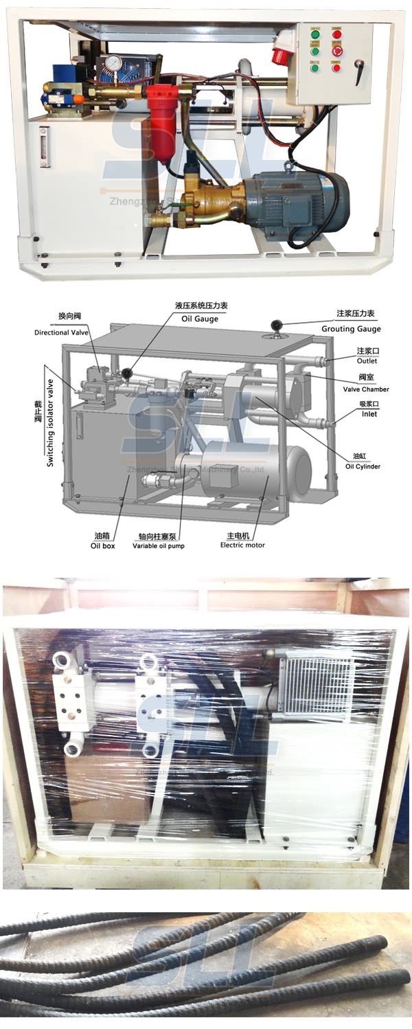 Cement Grouting Injection Piston Pump/Slurry Pump