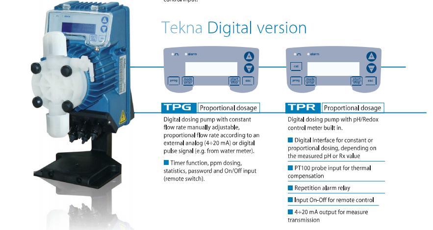 Seko Dosing Pump Metering Pump Akl Aks APG Tpg Series