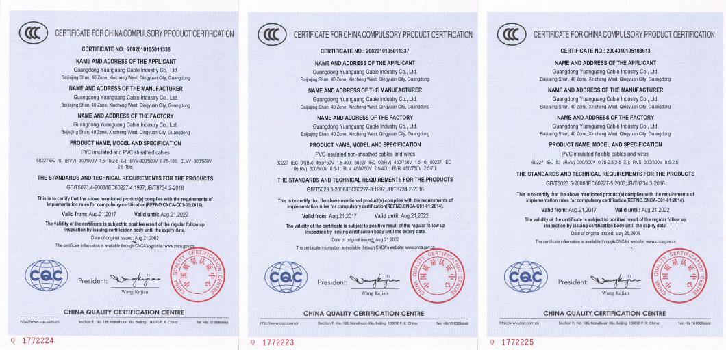 BV BVV Bvr BVVB Rvs Building Wire with PVC Insulated and PVC Sheathed. Comply with IEC HD NFC Standard.