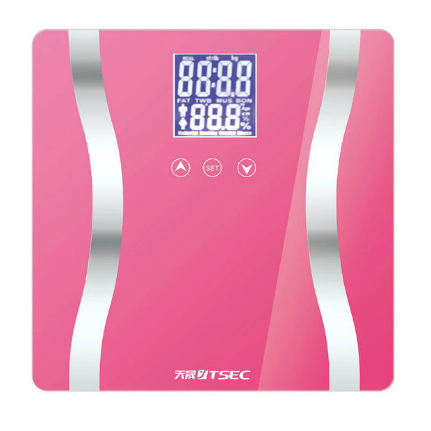 Electronic Digital Platform Bathroom Body Fat Body Weight Scale