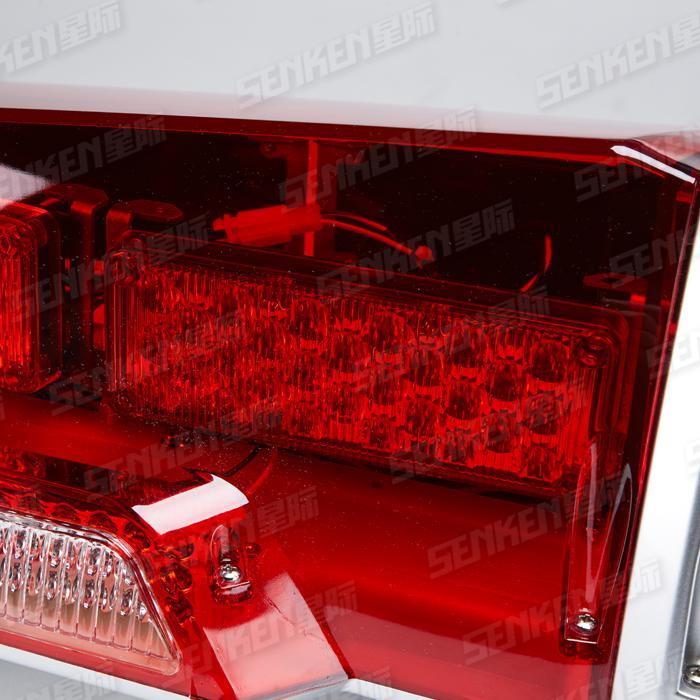 Senken New Aerodynamic Bright with Speaker Xenon/LED Emergency Warning Lightbar for Police Car