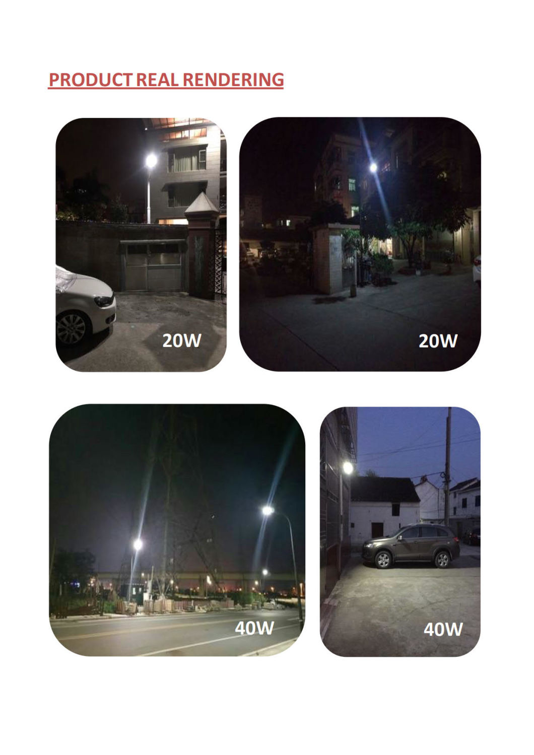 High Power 60W LED Solar Street Light